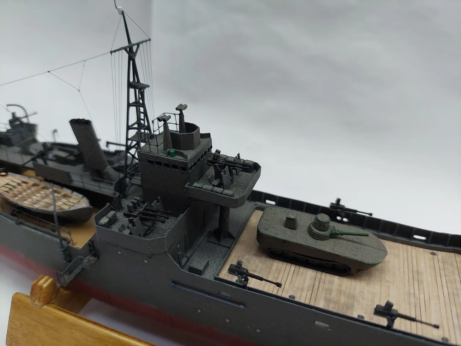 Модель корабля Танкодесантный корабль тип SBT - Верфь на Столе