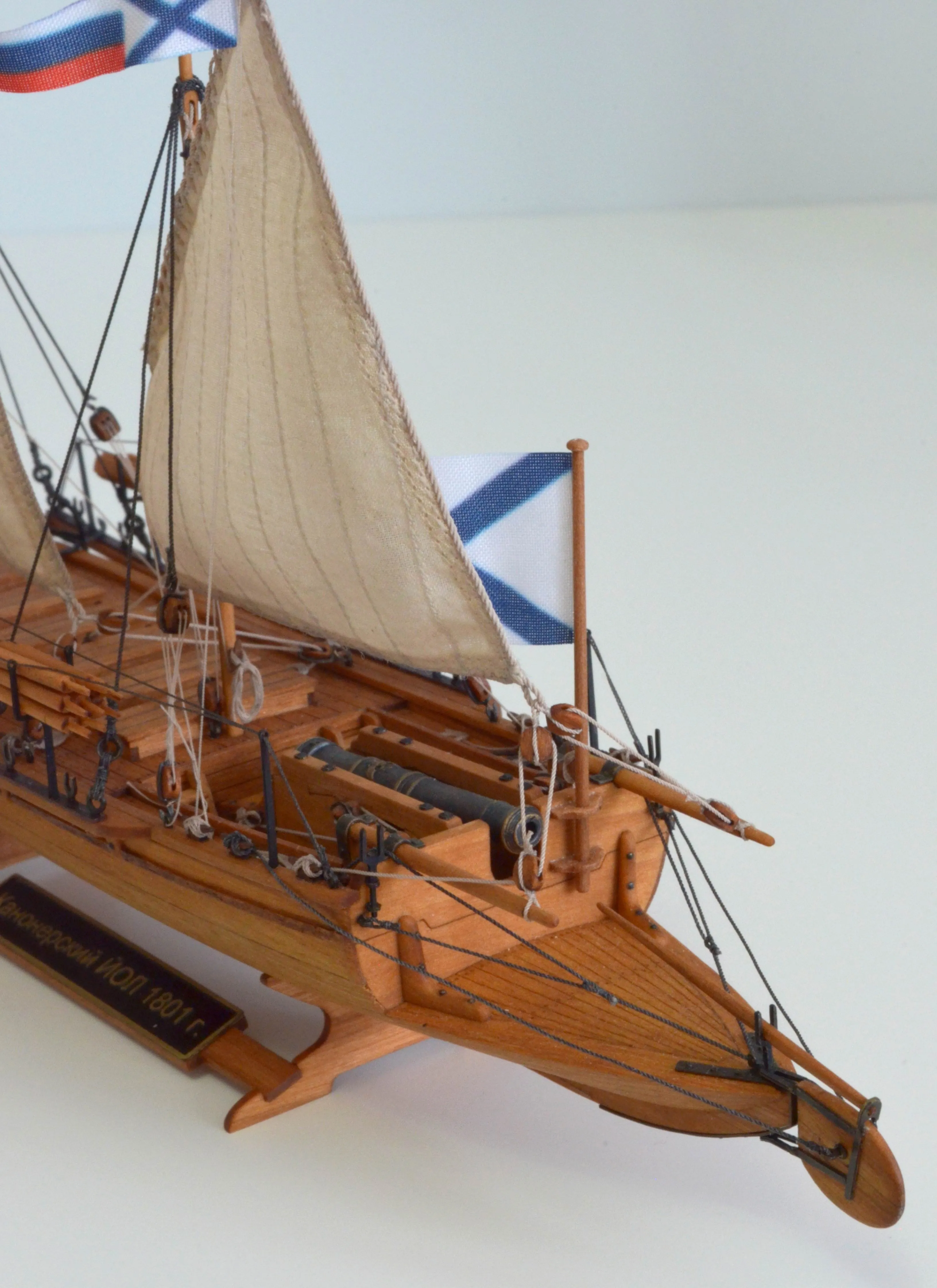 Модель корабля Канонерский Йол  - Верфь на Столе