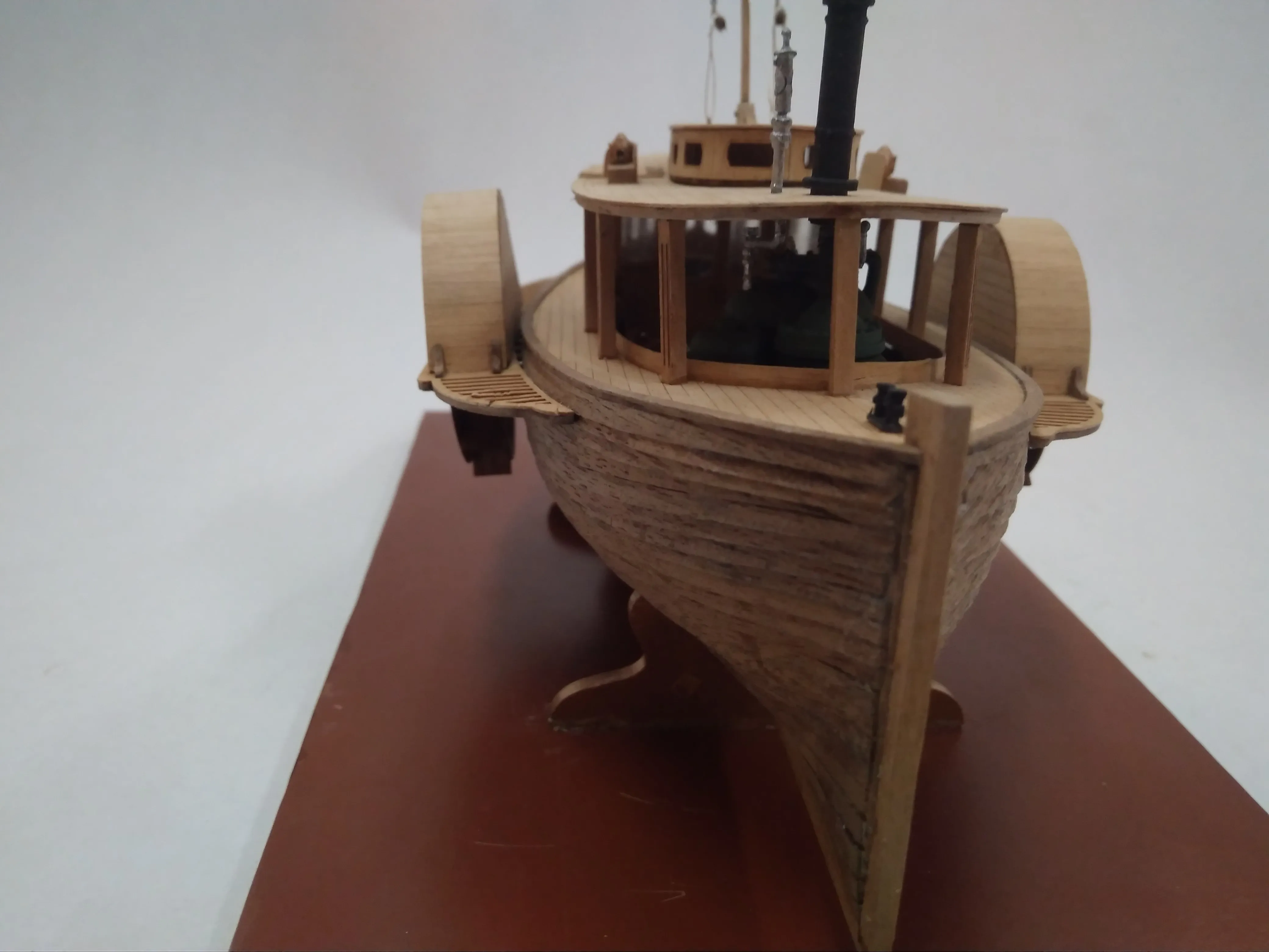 Модель корабля Паровой колесный катер «Абрау-Дюрсо» - Верфь на Столе