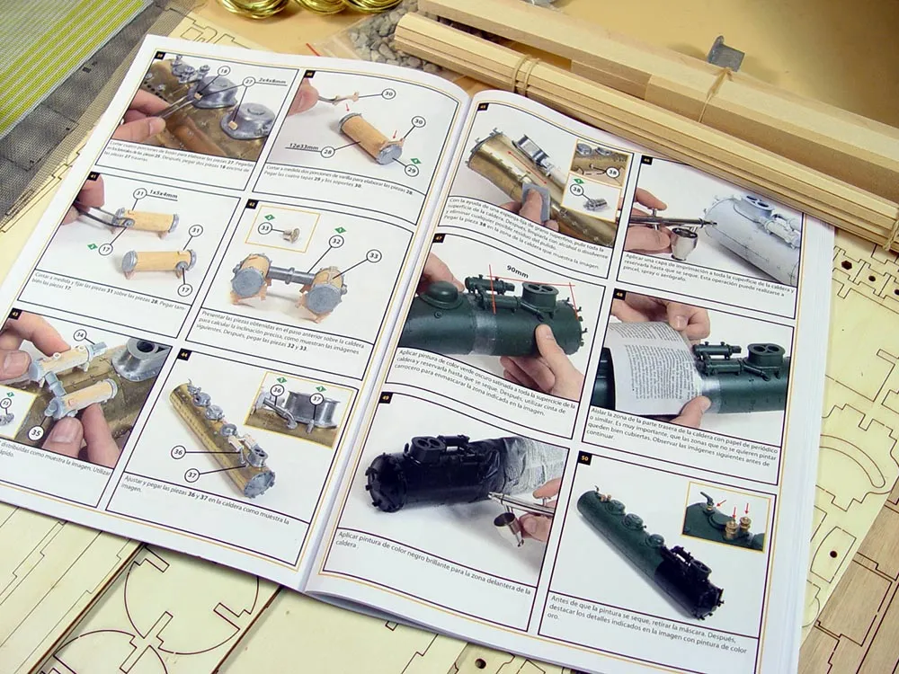 Модель паровоза PACIFIC 231 + (Стартовый набор инструментов)