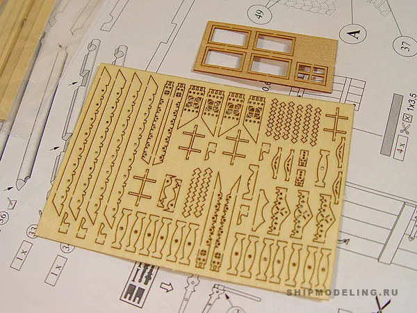 Сторожевой домик, XIX век, 547 деталей + (Расширенный набор для сборки)