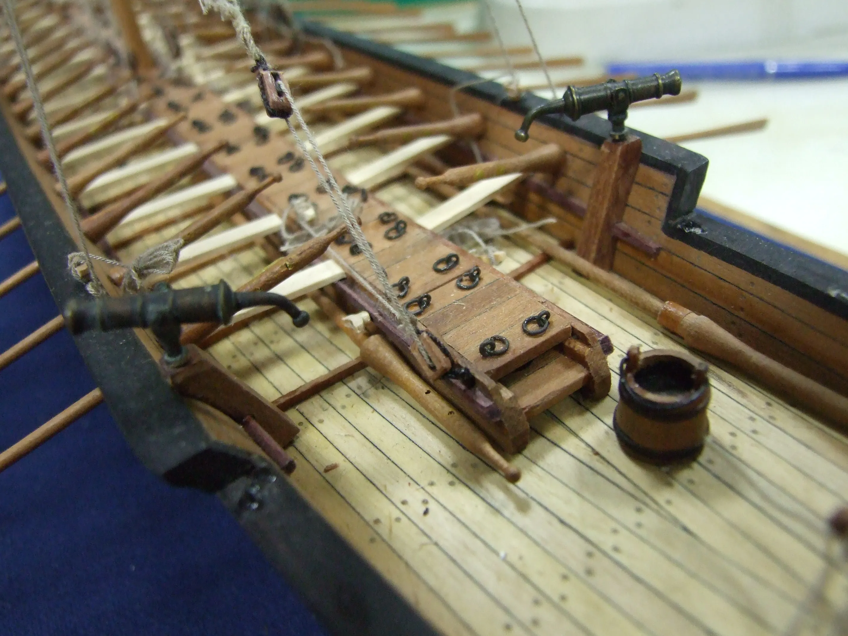 Модель корабля Скампавея Азовского флота Петра Великого - Верфь на Столе