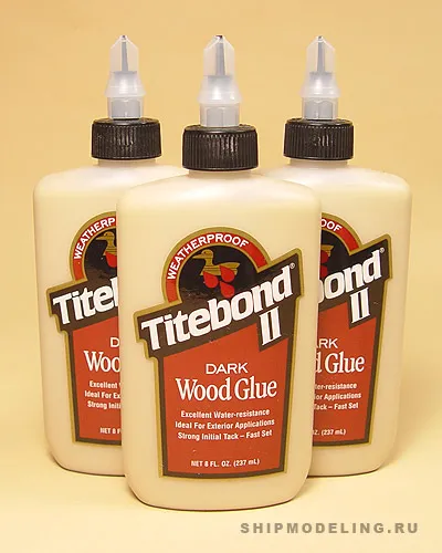 Клей для дерева Titebond II Dark, 237 мл.