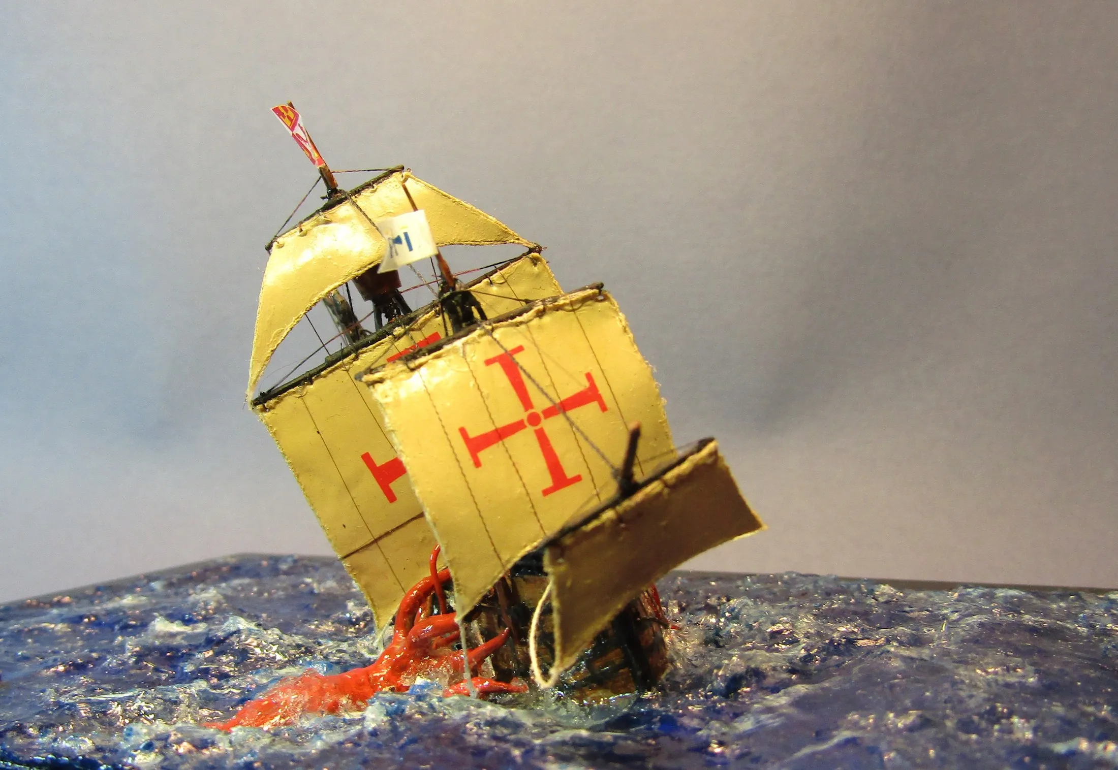 Модель корабля Каравелла “Santa Maria” 1492 г. - Верфь на Столе