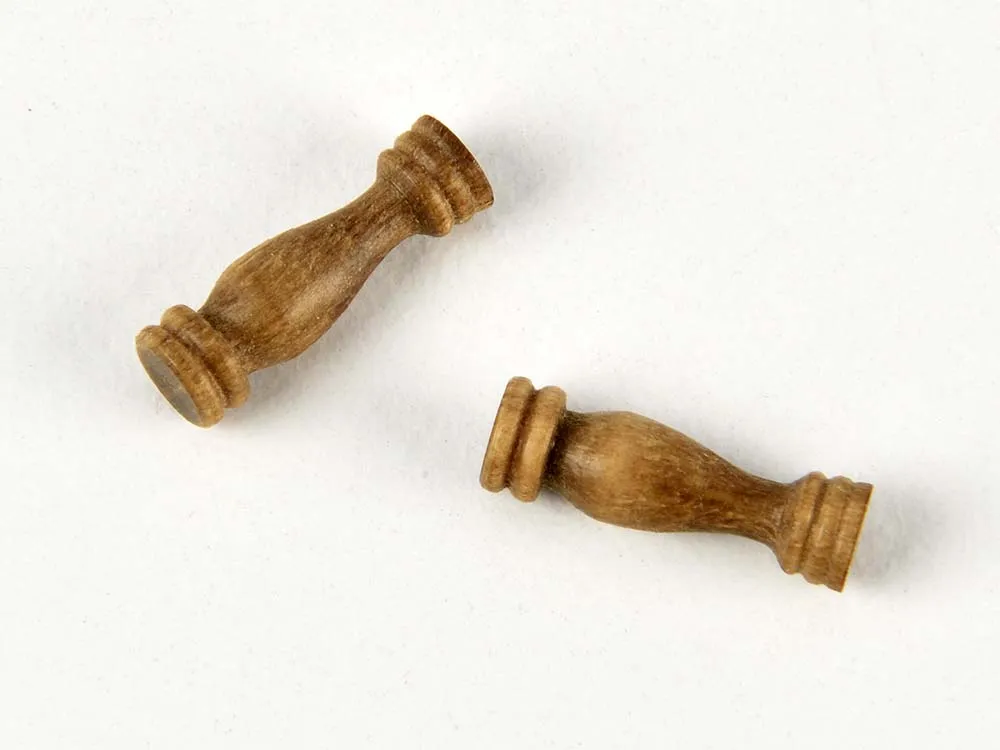 Пиллерсы, орех, 6 мм, 20 штук