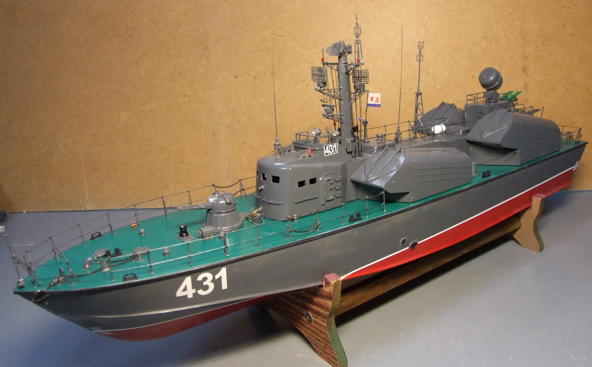 Модель корабля Ракетный катер проекта 205 «Оса» - Верфь на Столе