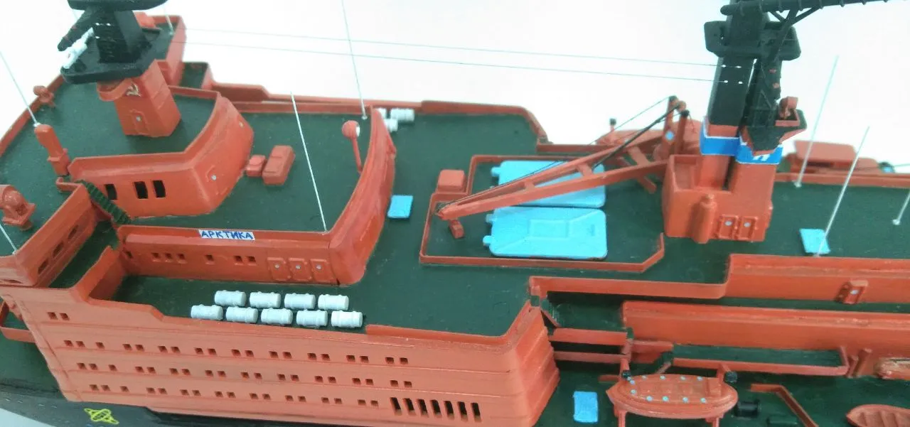 Модель корабля Ледокол «Арктика» 1972г. - Верфь на Столе