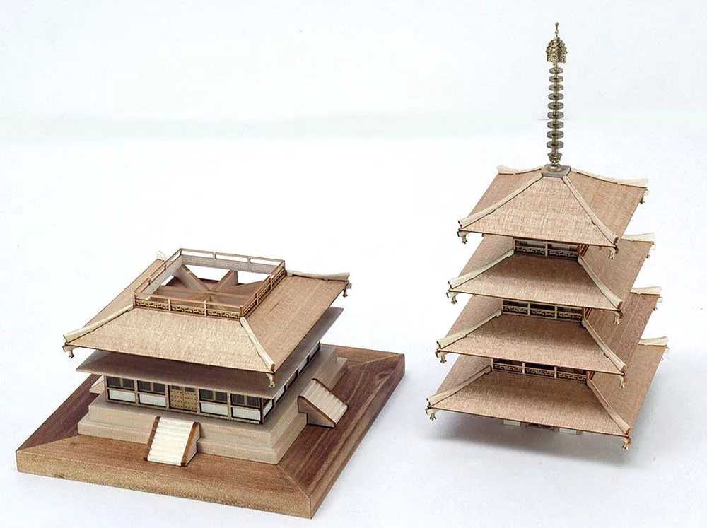 5-ти ярусная пагода Horyu-Ji + (Стартовый набор инструментов)