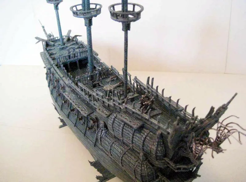 Модель из бумаги галеон "Flying Dutchman"