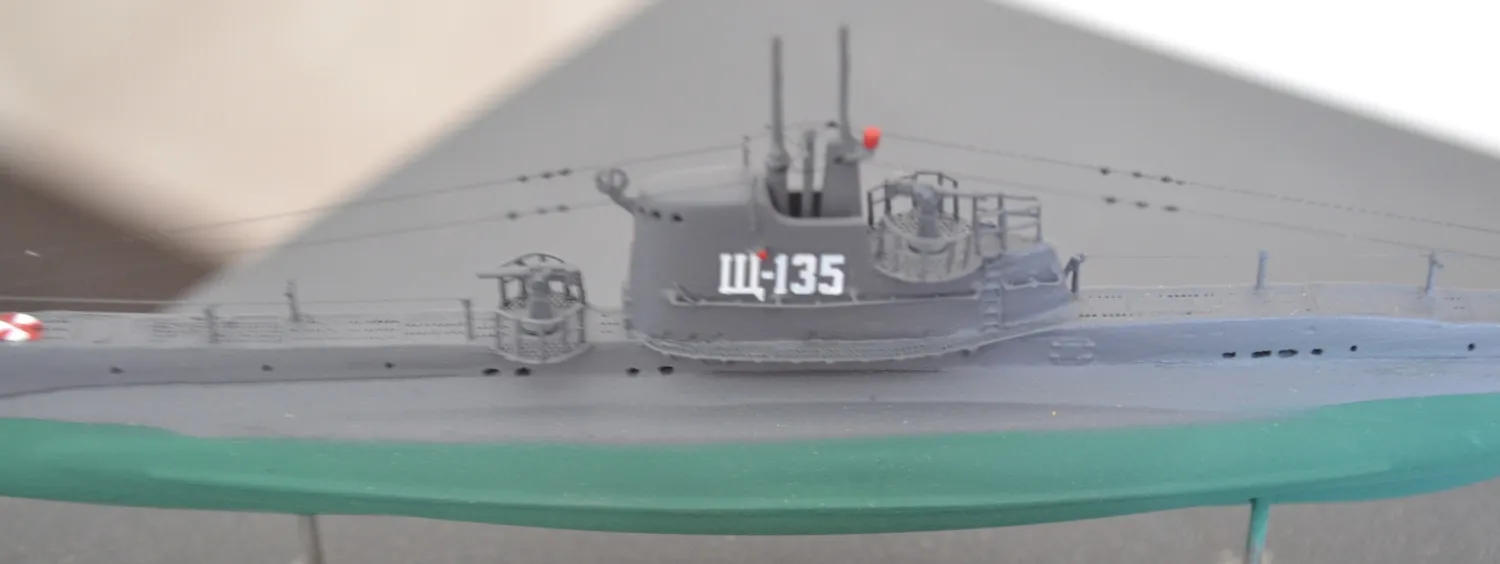 Модель корабля Подводная лодка типа Щука "135" - Верфь на Столе
