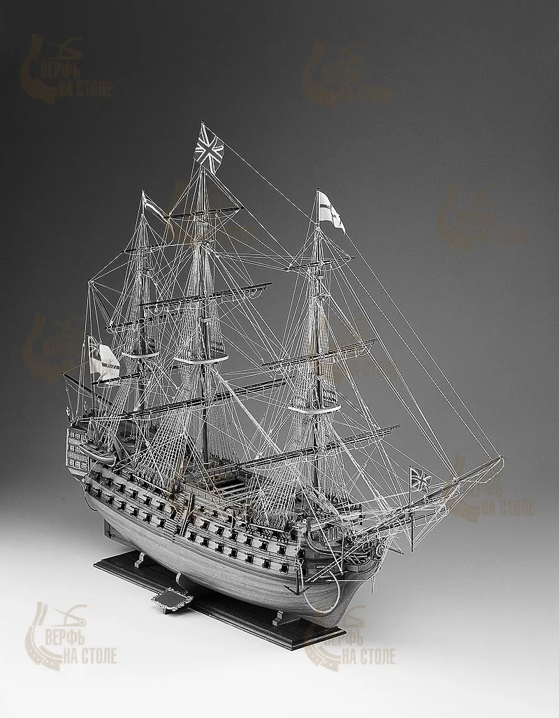 Чертеж корабля HMS VICTORY