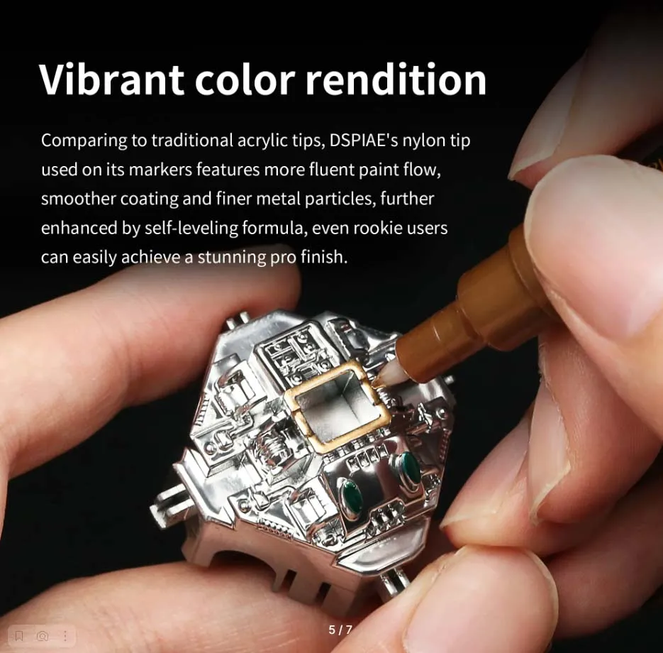 Маркер суперметаллик бронзовый