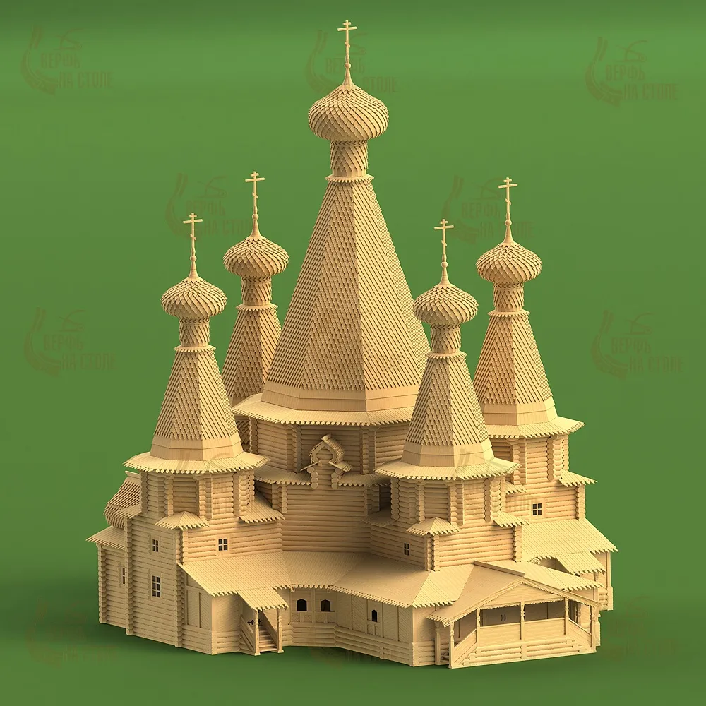 Троицкая церковь, 8980 деталей