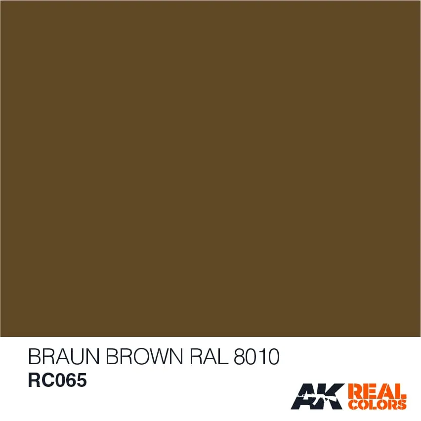 Краска AK Interactive, акриловая "коричневый RAL 8010", 10 мл