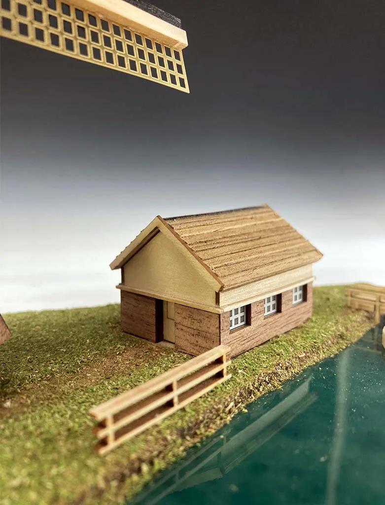 Деревня Kinderdijk