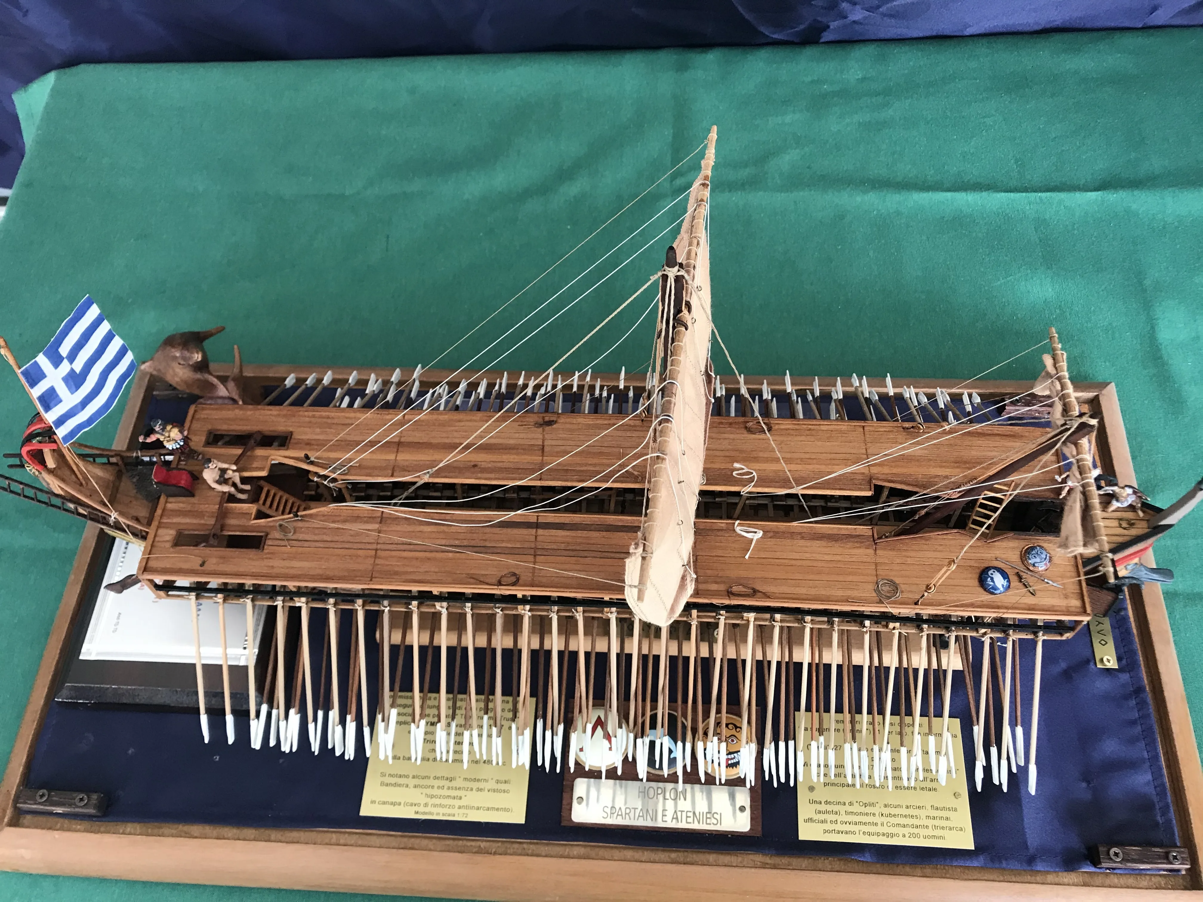Модель корабля GREEK TRIREME - Верфь на Столе