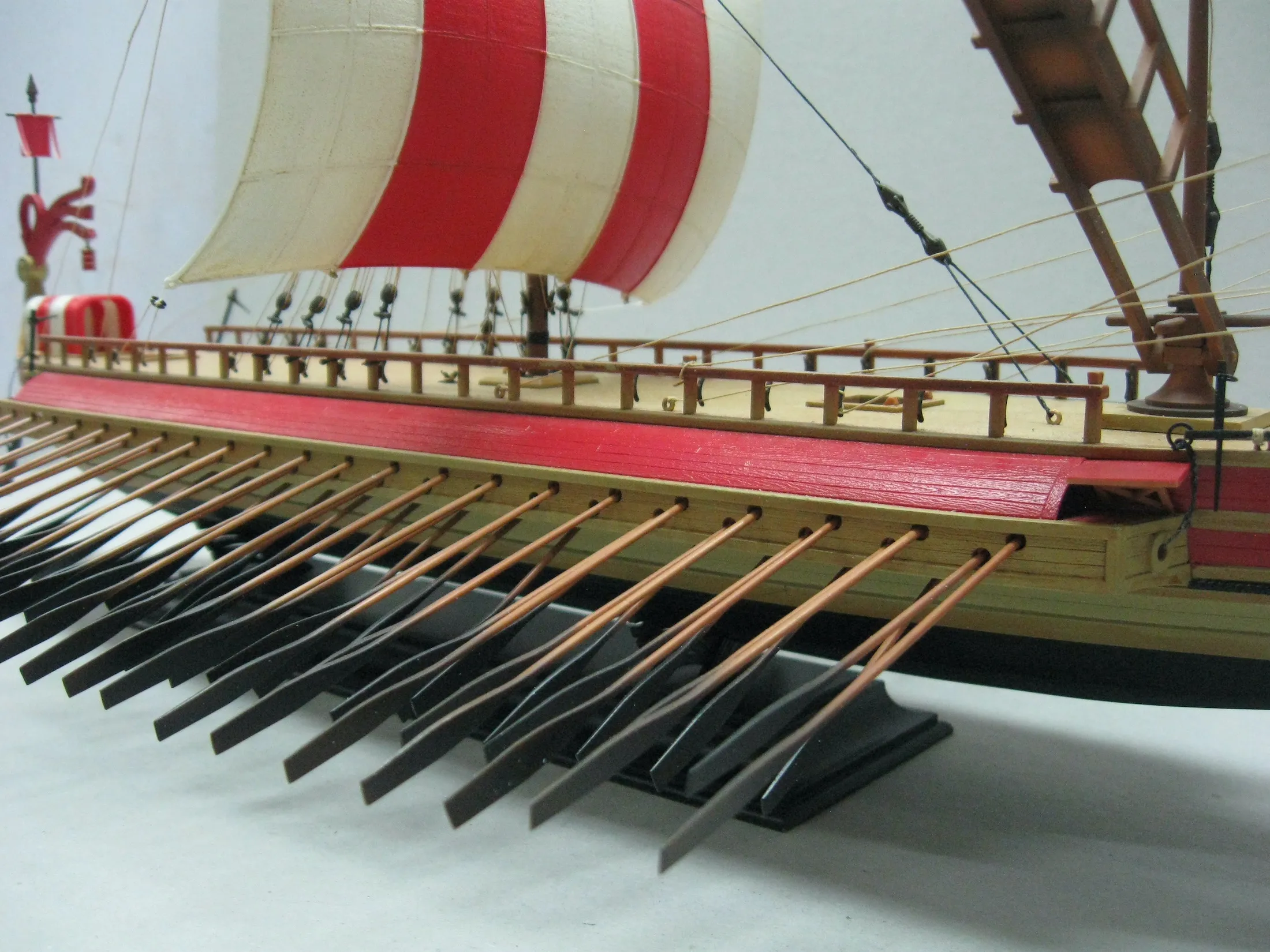 Модель корабля Римская трирема - Верфь на Столе