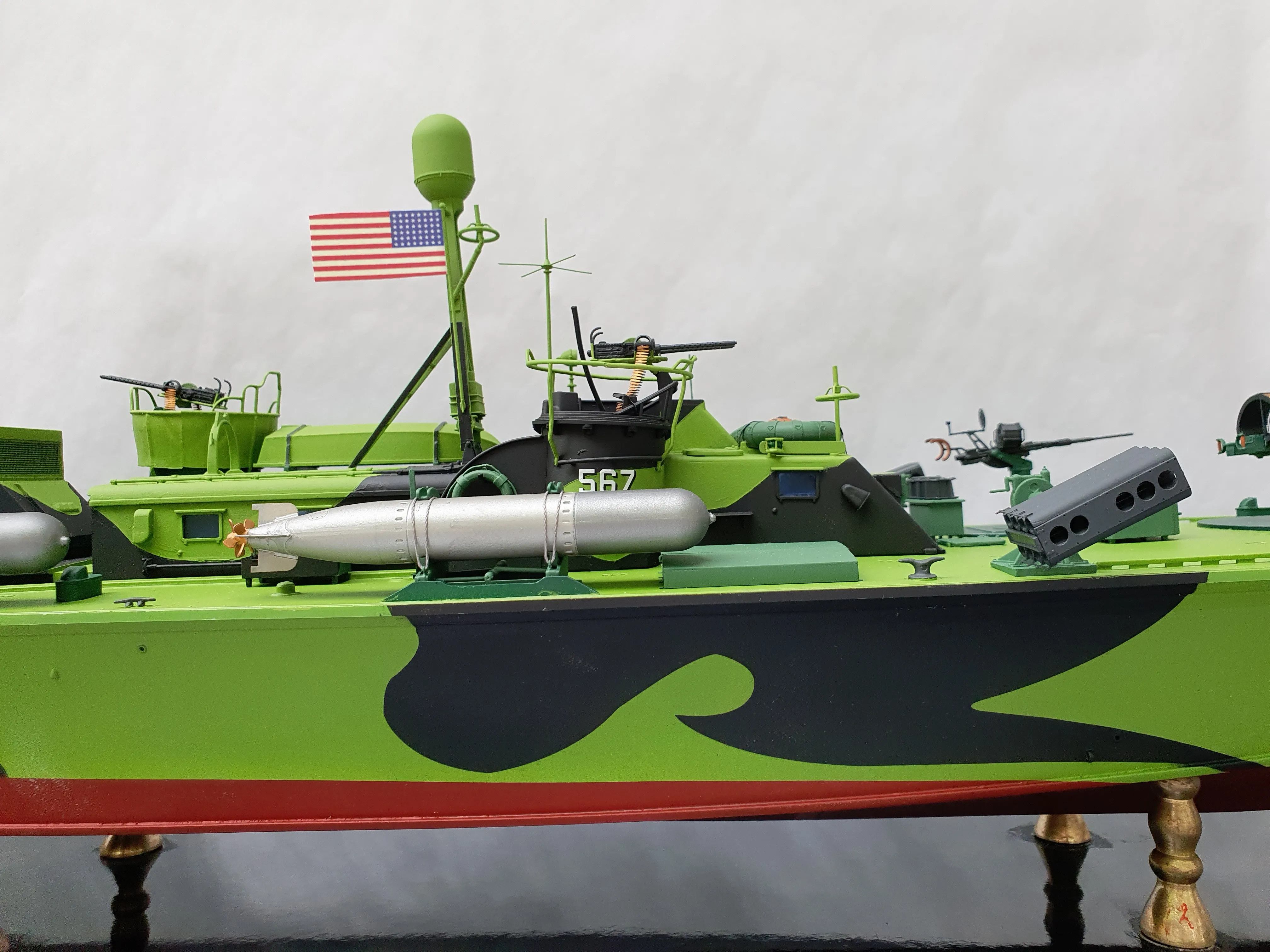 Модель корабля ELCO 80 TORPEDO BOAT PT-567 - Верфь на Столе