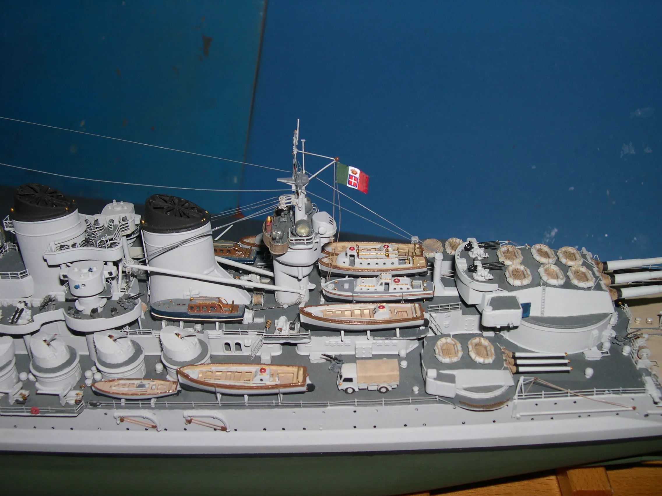 Модель корабля линкор R.N. Roma - Верфь на Столе