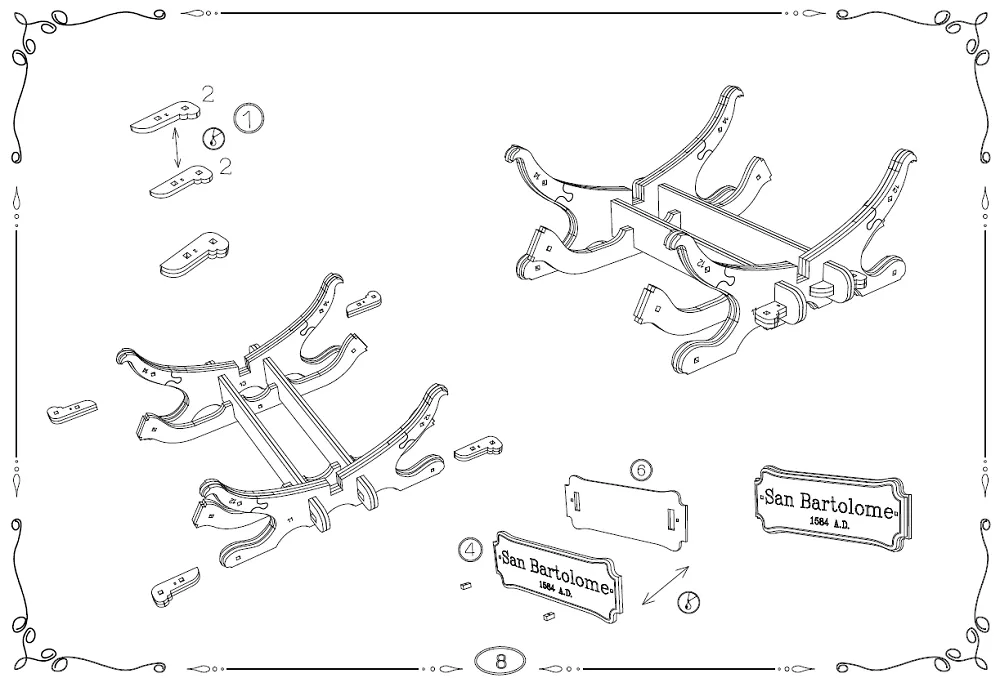 Подставка для "San Bartolome"