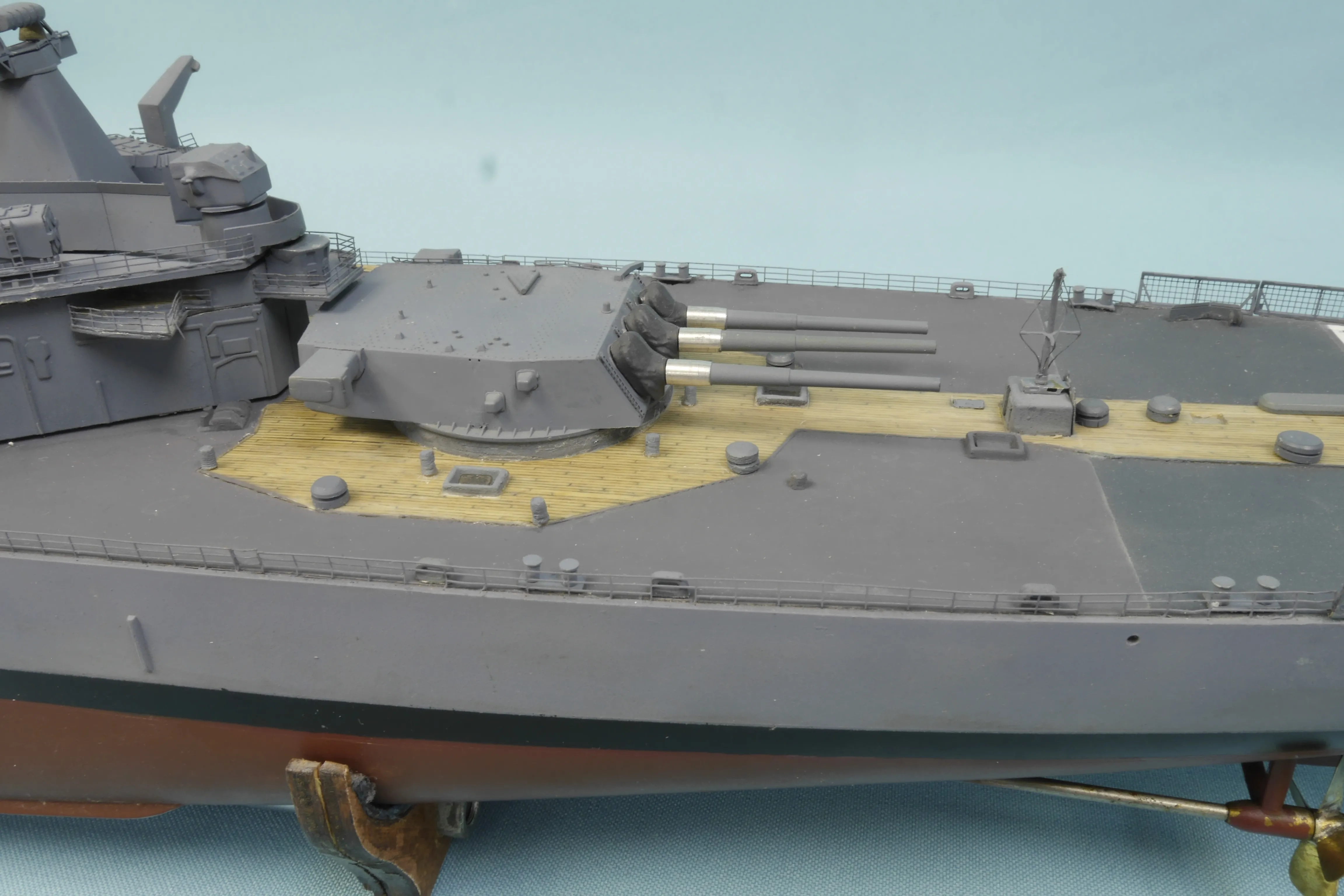 Модель корабля USS «New Jersey» (BB-62) - Верфь на Столе