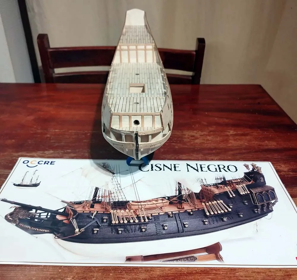 модель корабля своими руками Black Swan, пиратский корабль