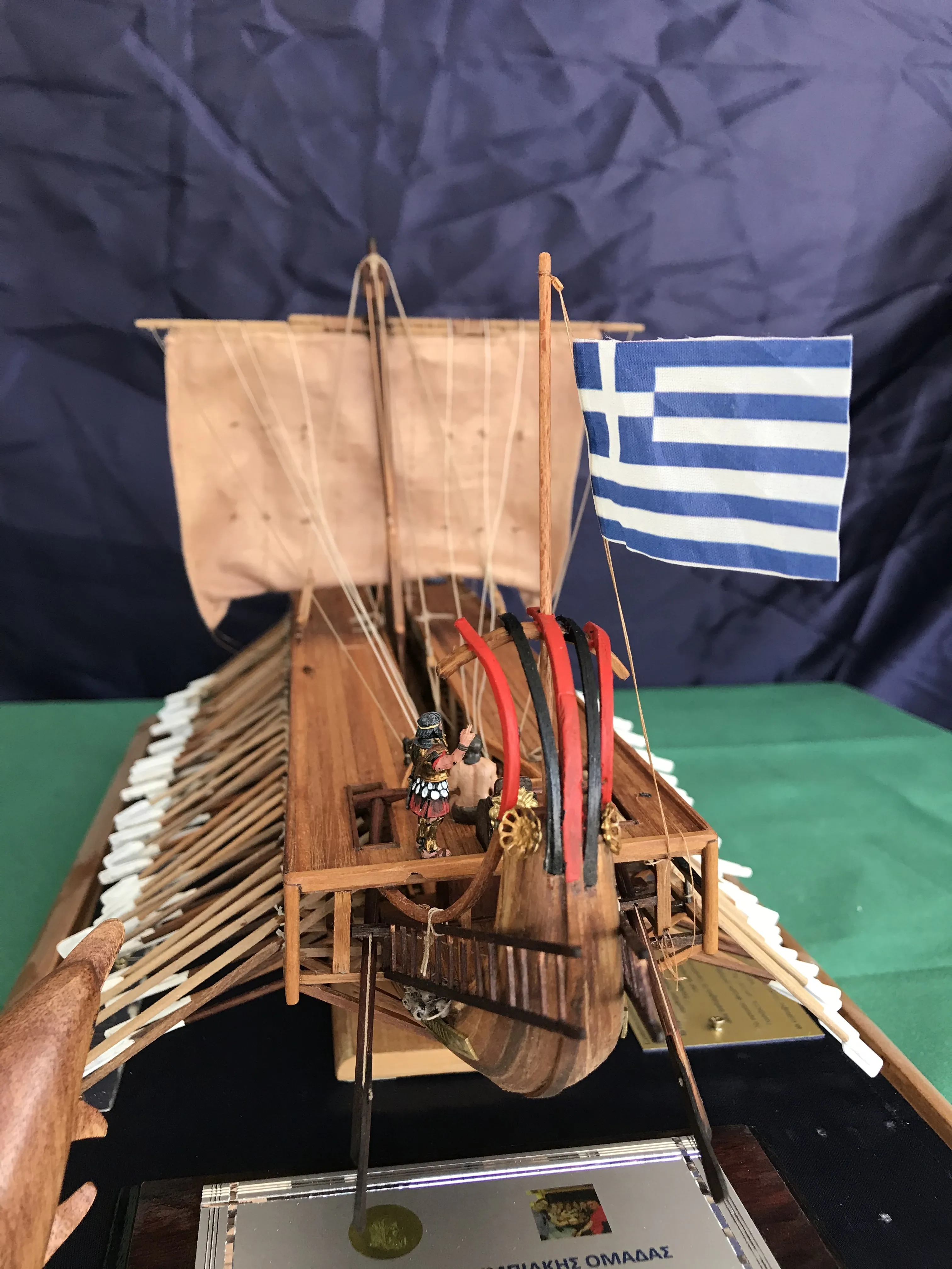 Модель корабля GREEK TRIREME - Верфь на Столе