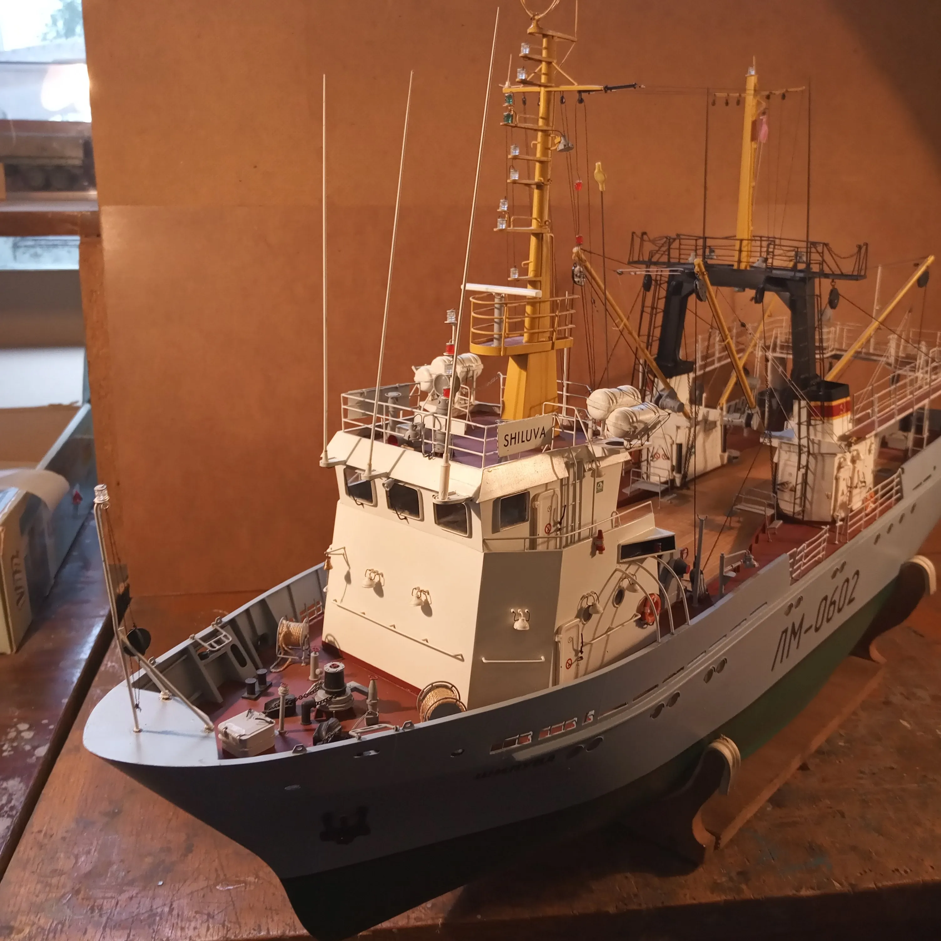 Модель корабля Рыболовный траулер "ШИЛУВА"  - Верфь на Столе