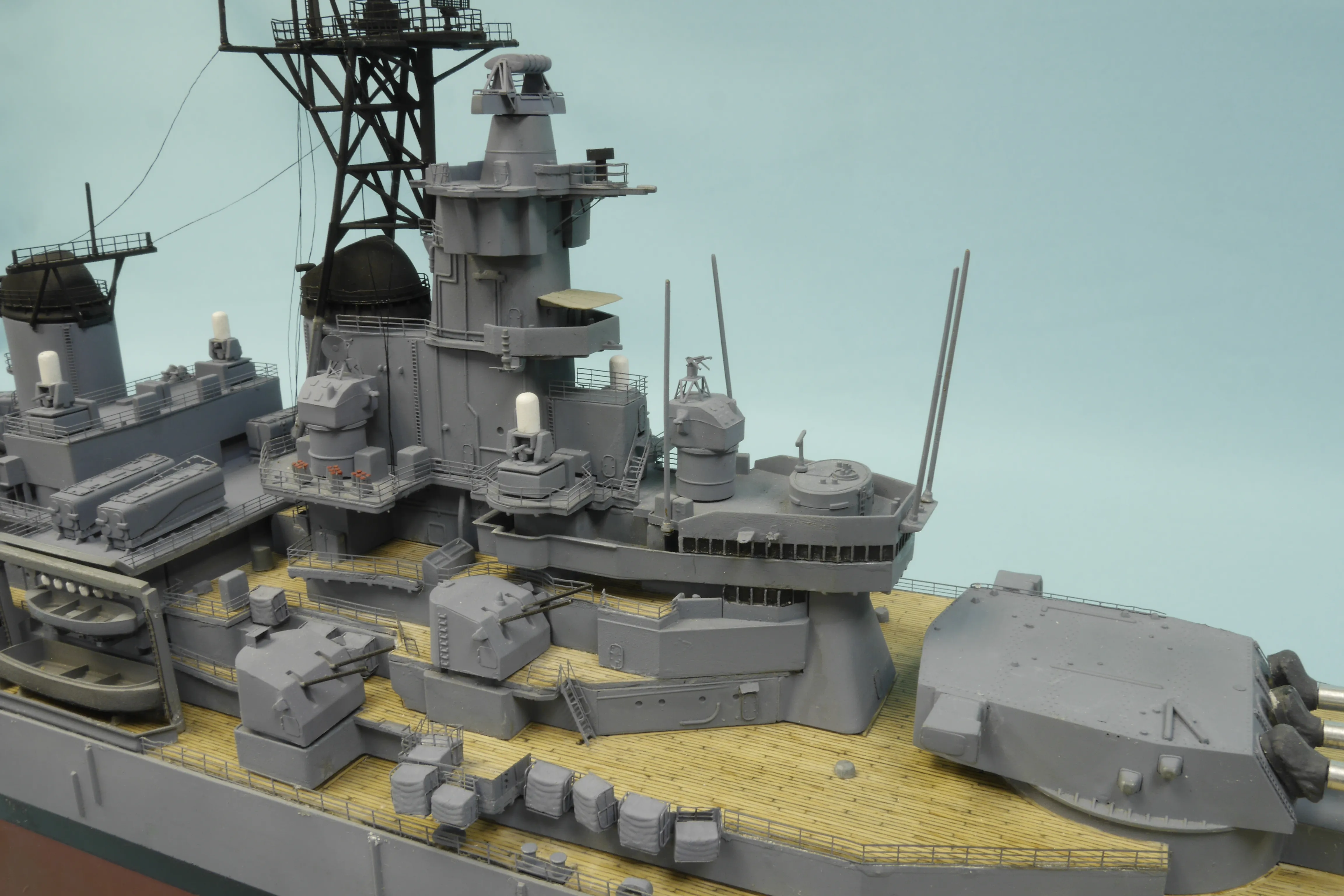 Модель корабля USS «New Jersey» (BB-62) - Верфь на Столе
