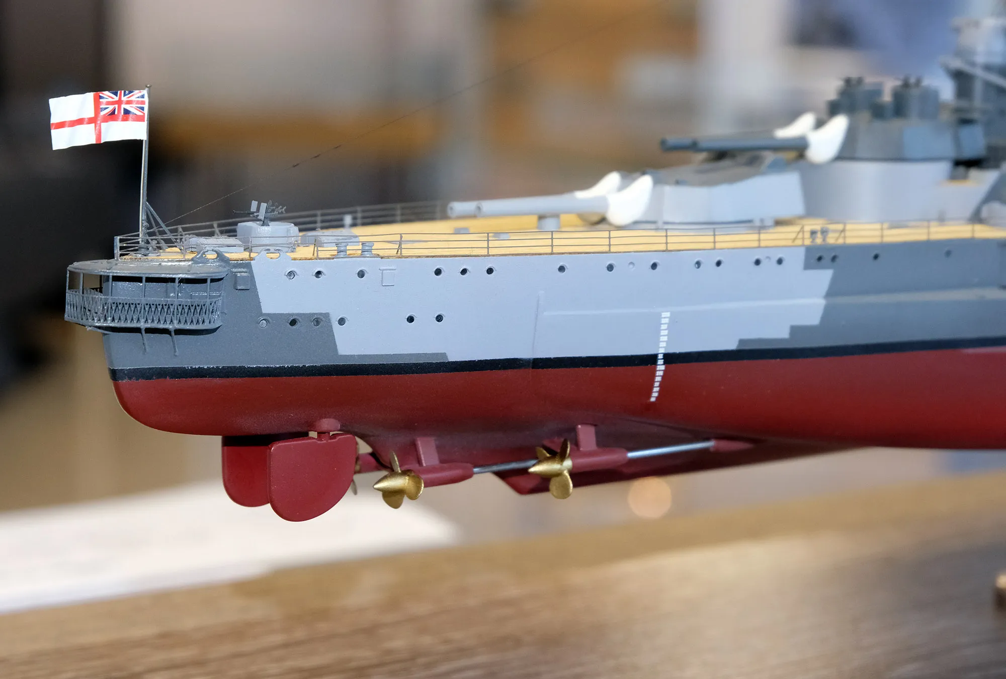 Модель корабля Британский линкор "Warspite" - Верфь на Столе