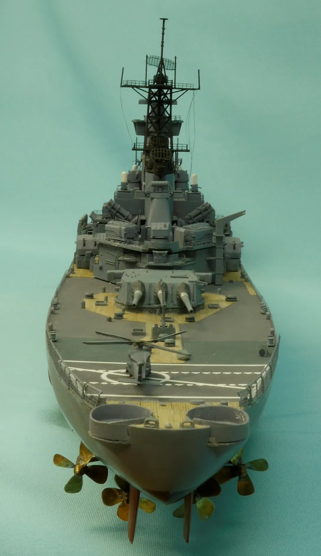 Модель корабля USS «New Jersey» (BB-62) - Верфь на Столе