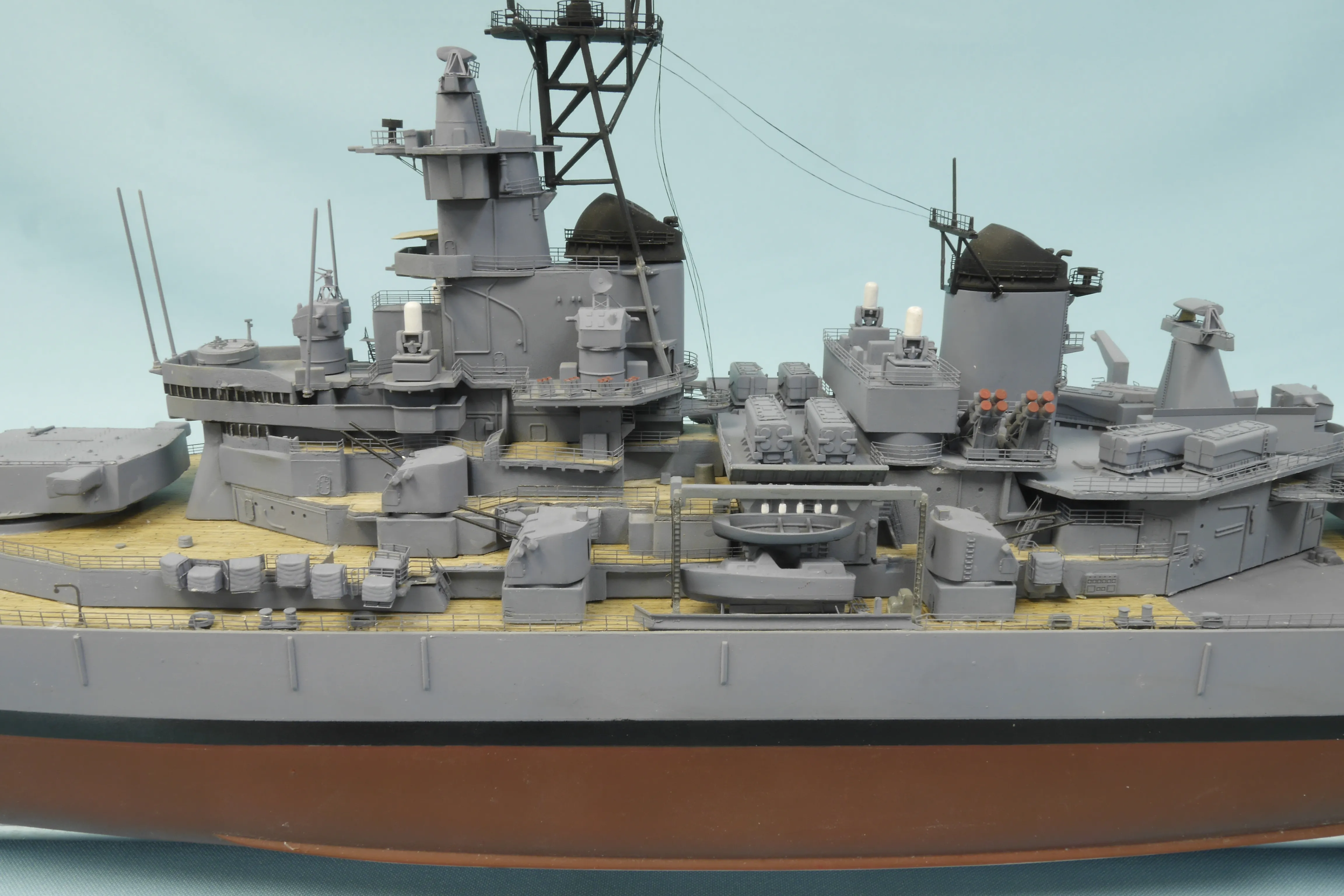 Модель корабля USS «New Jersey» (BB-62) - Верфь на Столе