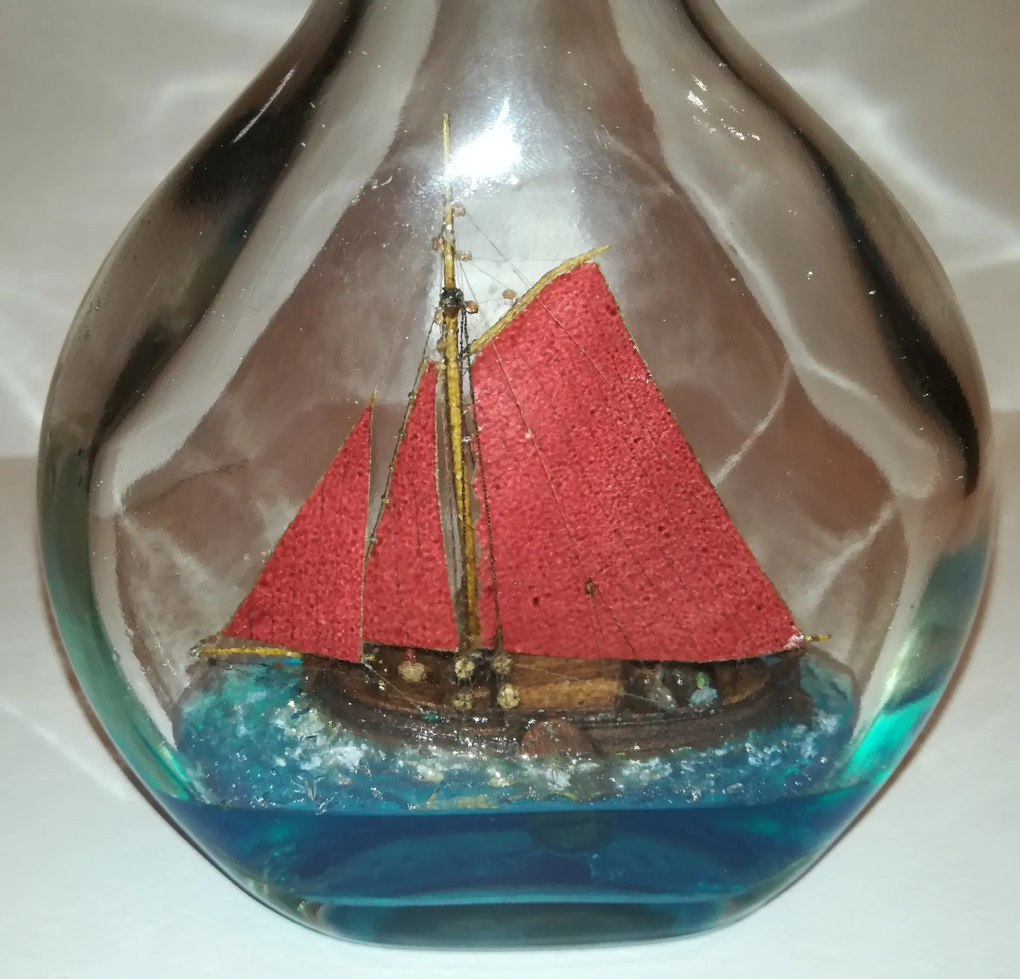 Модель корабля голландская яхта-буер - Верфь на Столе