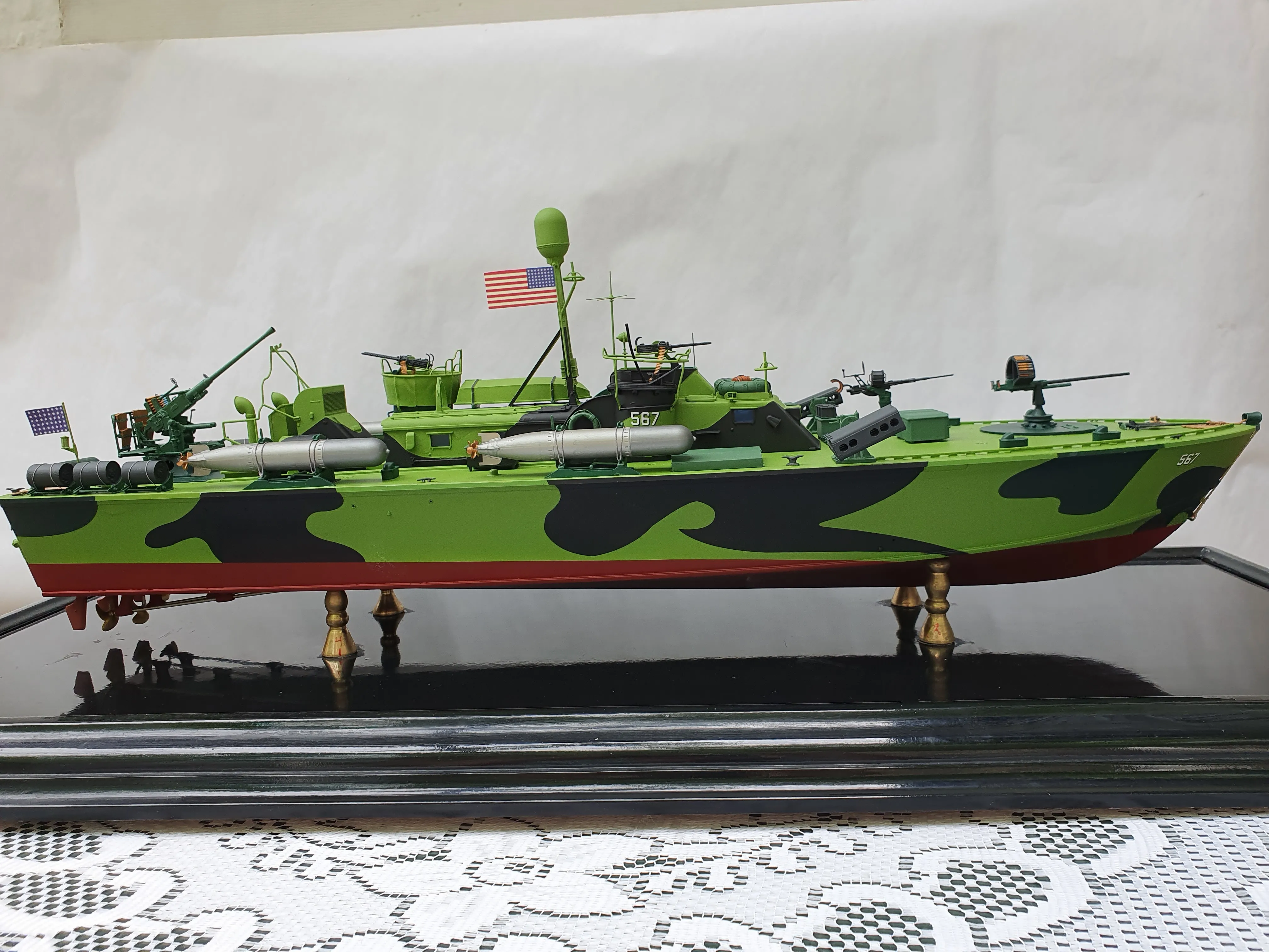 Модель корабля ELCO 80 TORPEDO BOAT PT-567 - Верфь на Столе