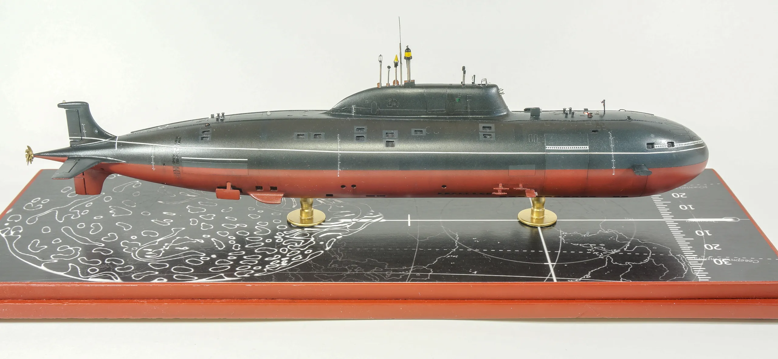 Модель корабля Подводня лодка К-335 «Гепард» - Верфь на Столе