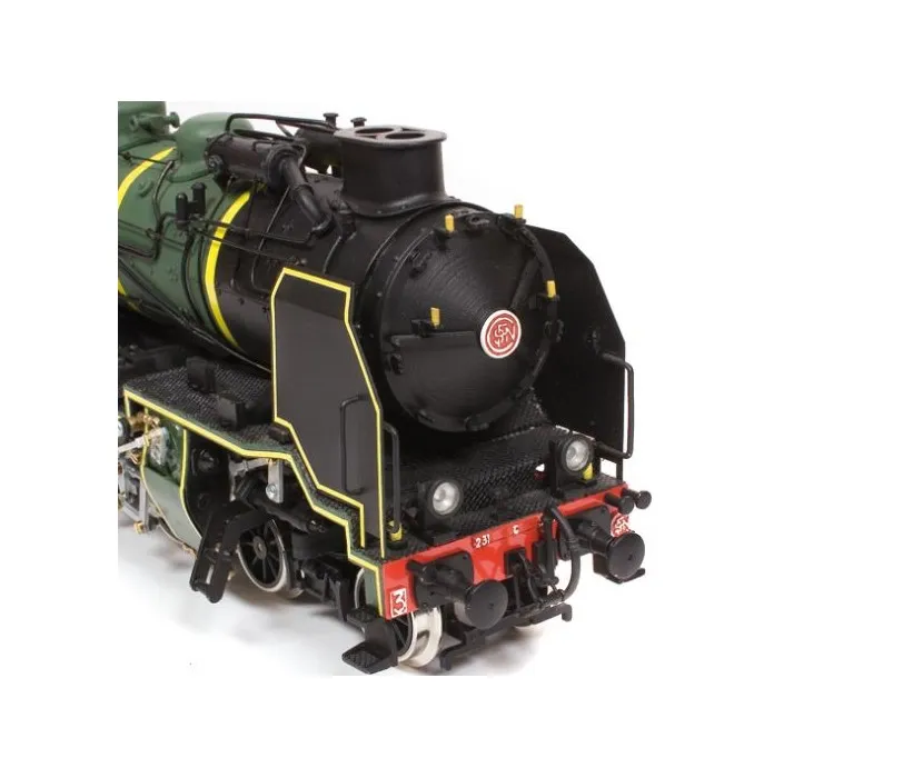 Модель паровоза PACIFIC 231 + (Полный набор инструментов, клея и краски)