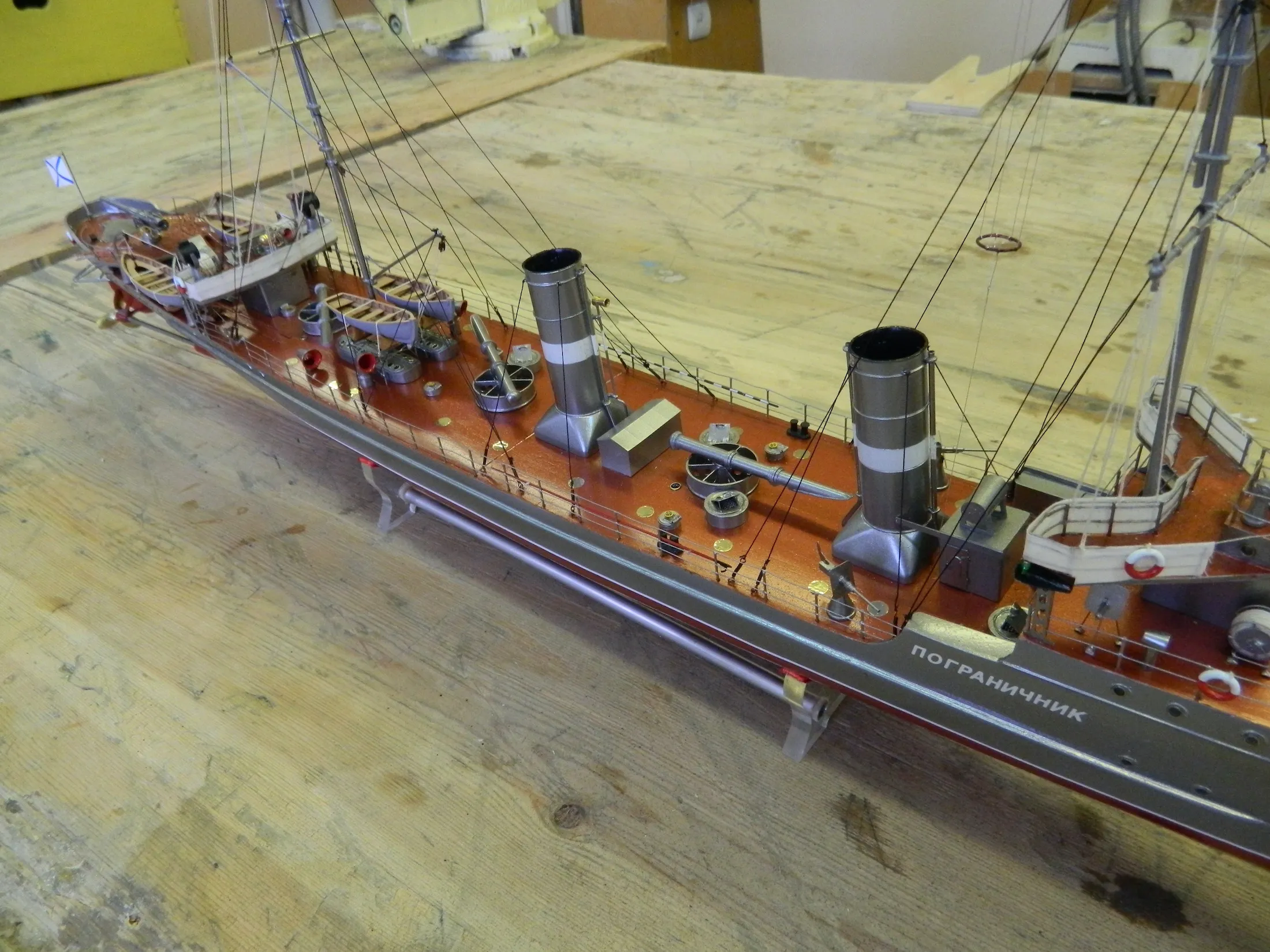 Модель корабля Эсминец «Пограничник» - Верфь на Столе