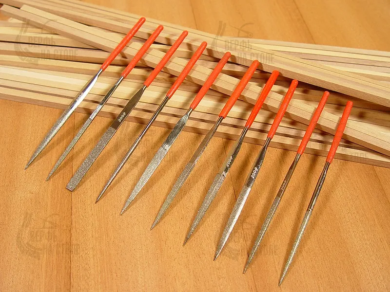 Набор  надфилей, алмазные, 10 шт., № 200 (3*140)