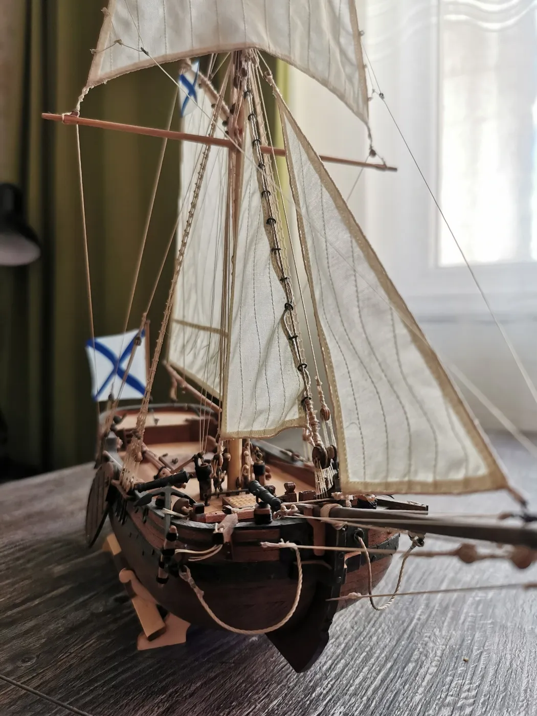 Модель корабля Бот Святой Гавриил - Верфь на Столе