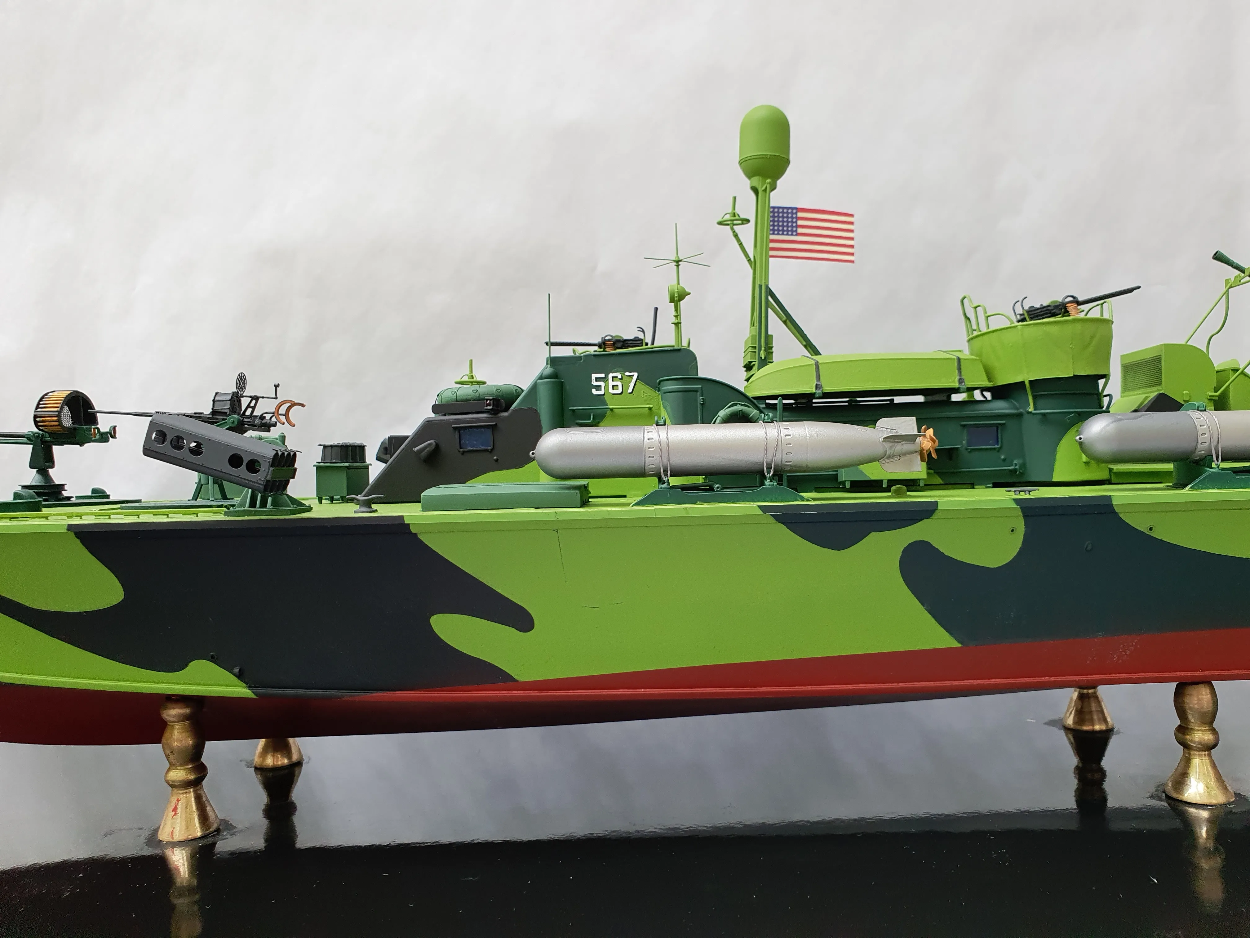 Модель корабля ELCO 80 TORPEDO BOAT PT-567 - Верфь на Столе