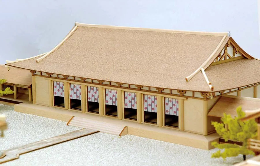 Диорама Horyu-Ji, западная часть