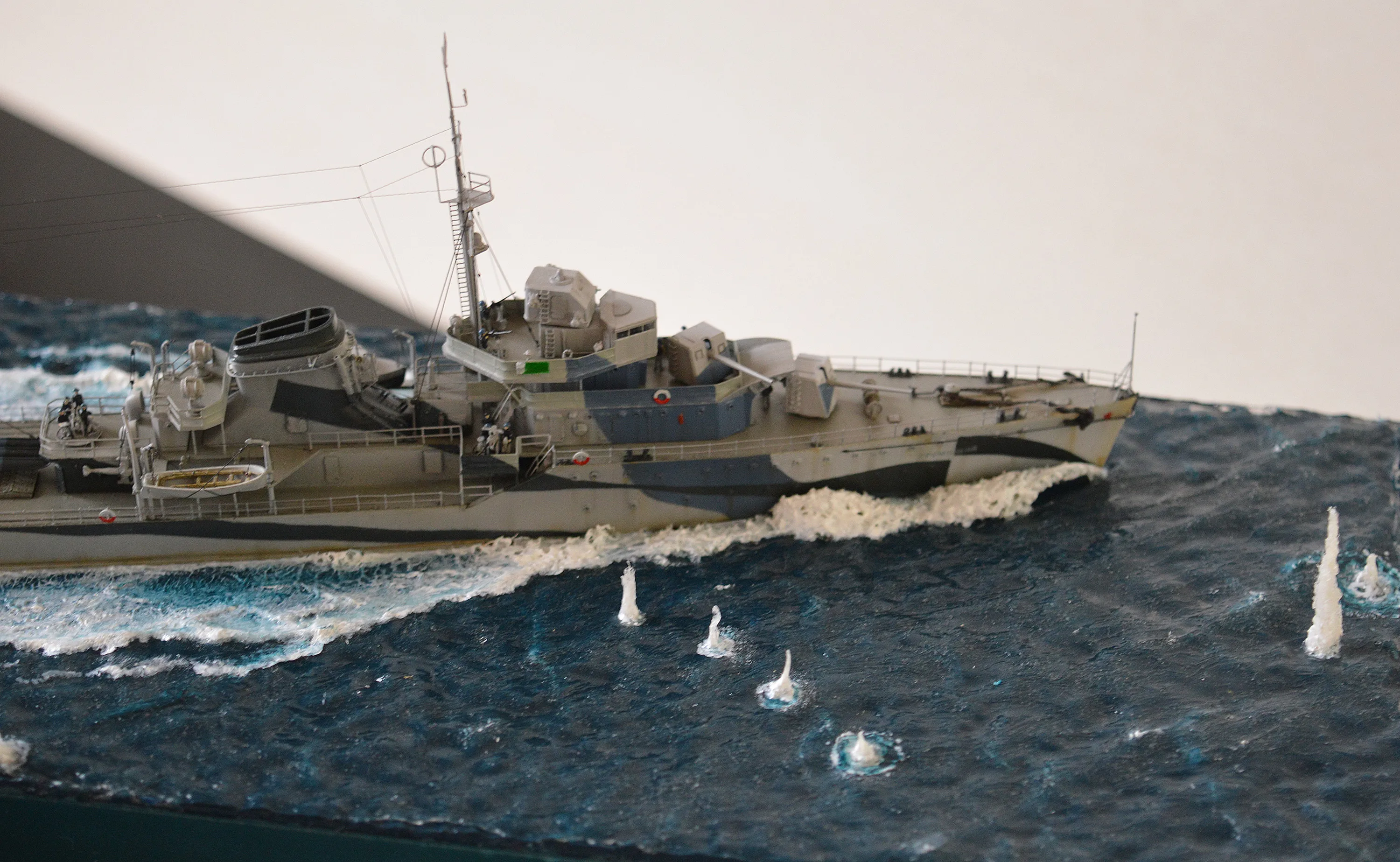 Модель корабля Диорама "Североморцы" - Верфь на Столе