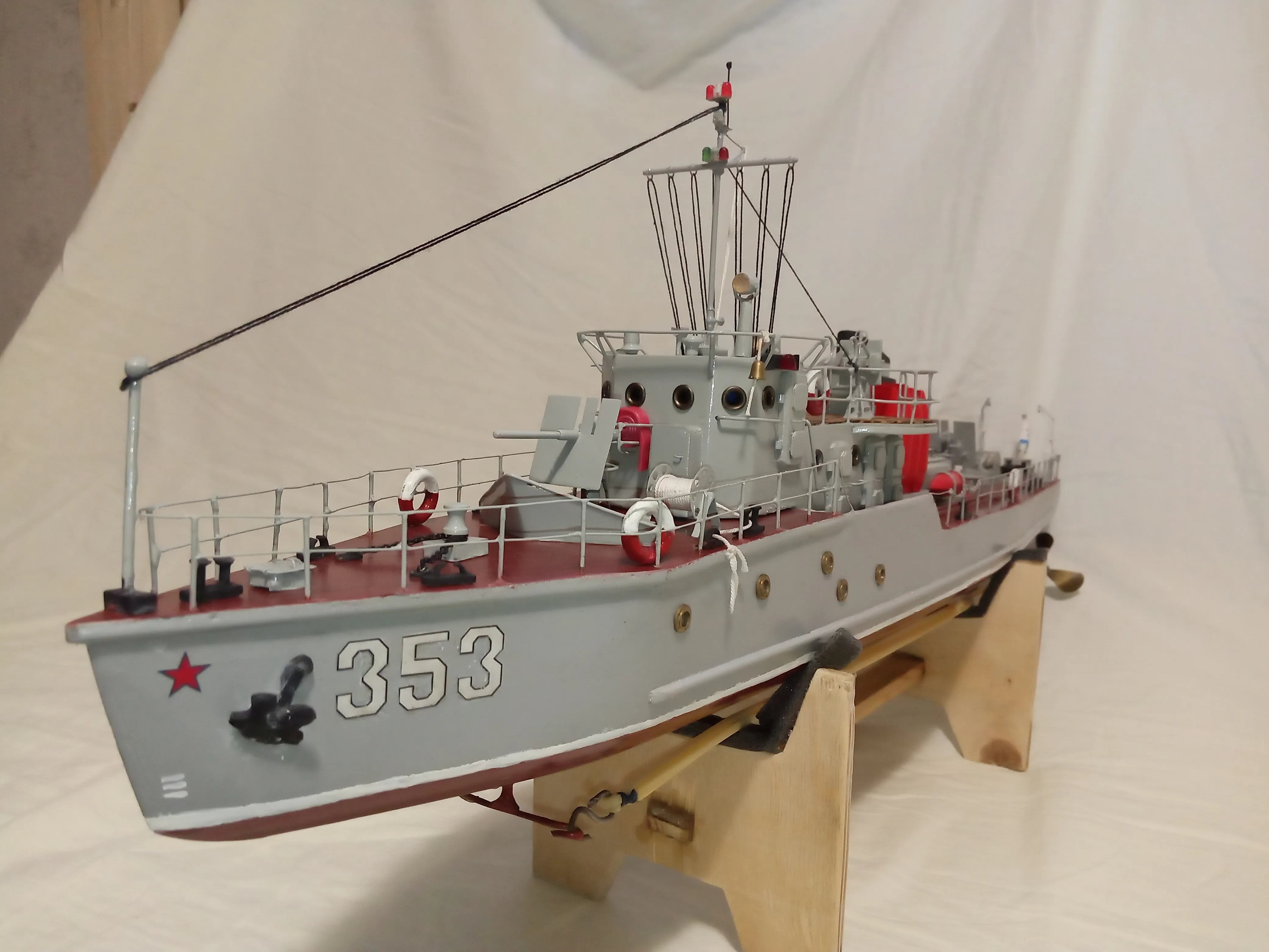 Модель корабля Морской катер-тральщик (Ленинградский проект) - Верфь на Столе
