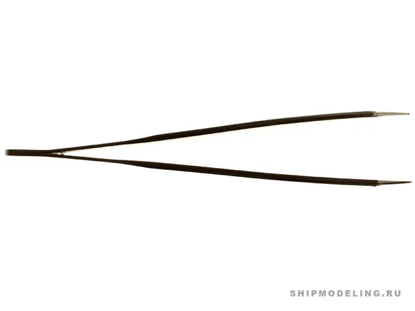 Черный оксидированный пинцет (не магнитится)