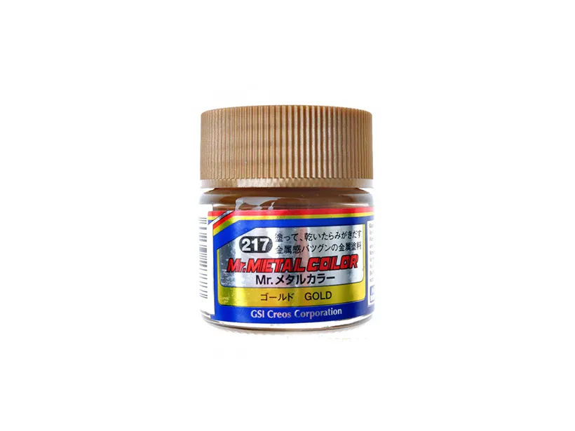Краска Mr Metal Color, золото, MC 217, 10 мл