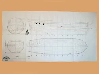L'Aurore Corvette, 1766 + чертежи (fr)