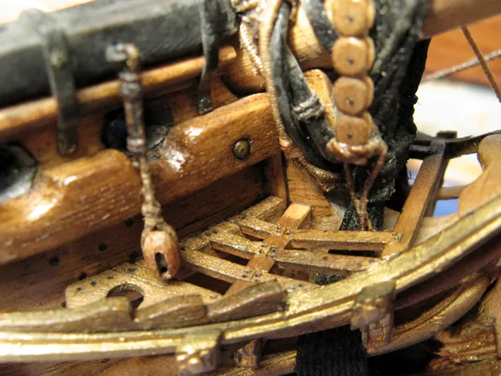 Модель корабля LA SALAMANDRE - Верфь на Столе