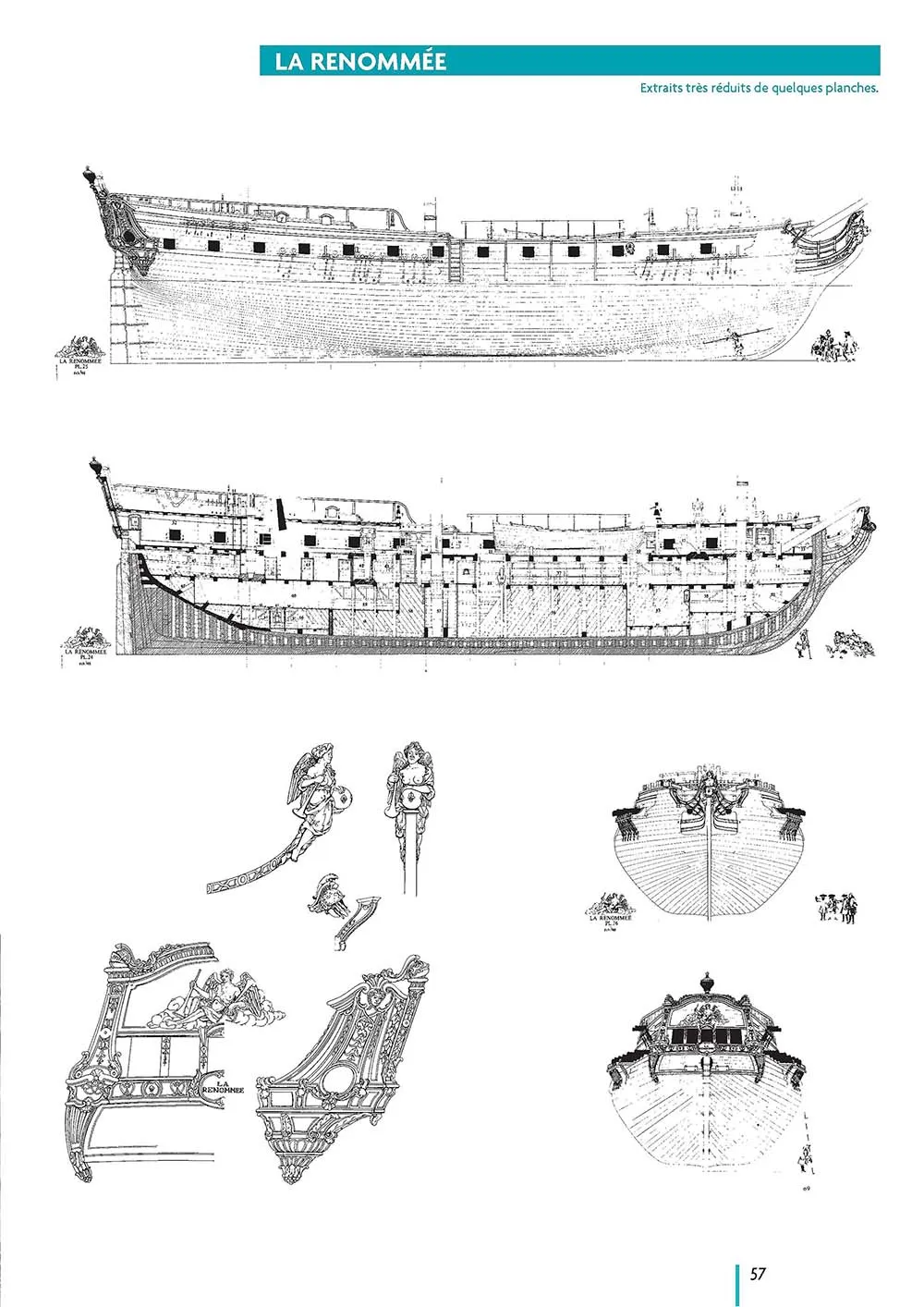 La Renommee, 1744 + чертежи
