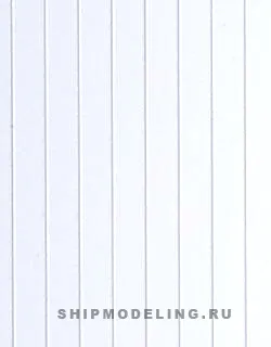 Кровля, шаг 6,3 мм, лист 15х30 см