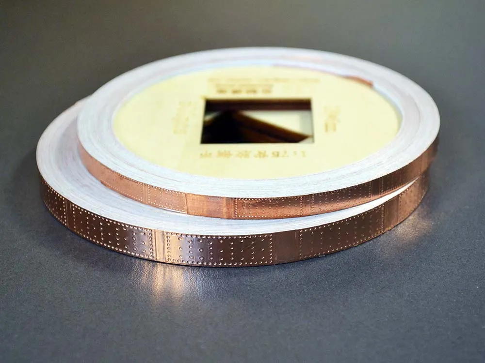 Медная обшивка 18x6 мм, 500 шт, масштаб 1:75